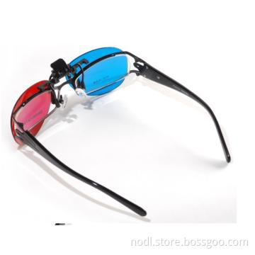 Red and Blue Clip-on 3D Glasses